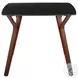 Folia Black Textured Marble And Walnut Wood Dinette Table