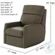 Mimi Maximus Fossil Power Headrest Rocker Recliner