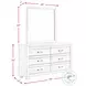 Tarrant White Youth Panel Bedroom Set