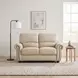 Foxborough Cream 63" Loveseat