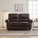 Foxborough Dark Brown 63" Loveseat