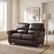 Foxborough Dark Brown 63" Loveseat