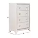 Cassie White 4 Drawer Chest