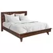 Lisbon Royal Brown Queen Platform Bed