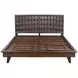 Lisbon Royal Brown Queen Platform Bed