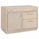 Marlowe Polished Limestone Leather Executive Home Office Set