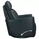 Rovelle Abby Navy Leather Manual Swivel Glider Recliner