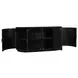 Nicola Black 4 Door Sideboard