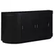 Nicola Black 4 Door Sideboard
