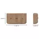 Nicola Natural 4 Door Sideboard