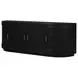 Nicola Black 4 Door Media Cabinet