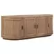 Nicola Natural 4 Door Media Cabinet
