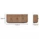 Nicola Natural 4 Door Media Cabinet