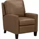Fremont Hillwood Toffee Leather Push Thru The Arms Recliner