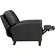 Fremont Elway Dark Gray Leather Push Thru The Arms Recliner