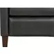 Fremont Elway Dark Gray Leather Push Thru The Arms Recliner