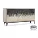 Melange Light Wood Three Door TV Stand