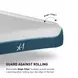X-1 White And Blue Twin Edge Mattress