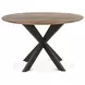 Santa Margherita Matte Black 48" Round Dining Table
