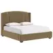 Harbor Camel King Upholstered Panel Bed