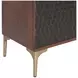 Vallarta Brown and Gray 2 Door Bar Cabinet