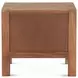 Mesa Brushed Acacia 2 Drawer Nightstand