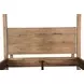 Mesa Brushed Acacia King Canopy Bed