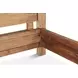 Mesa Brushed Acacia King Canopy Bed