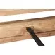 Mesa Brushed Acacia King Canopy Bed