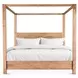Mesa Brushed Acacia Canopy Bedroom Set