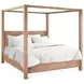 Mesa Brushed Acacia Canopy Bedroom Set