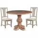 Pengrove Antique Oak 48" Round Gathering Room Set