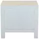 Haveli Heirloom White 1 Drawer Nightstand