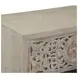 Haveli Heirloom White 1 Drawer Nightstand