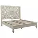 Haveli Heirloom White Queen Panel Bed