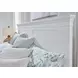 Harborwick White Dove King Storage Panel Bed