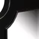 Trento Distressed Black Rectangular Wall Mirror