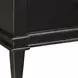 Trento Distressed Black 3 Drawer Nightstand