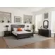Trento Distressed Black Rectangular Wall Mirror