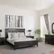Trento Distressed Black Panel Bedroom Set