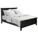Trento Distressed Black Panel Bedroom Set