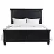Trento Distressed Black Panel Bedroom Set