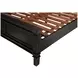 Trento Distressed Black Queen Panel Bed