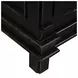 Trento Distressed Black 4 Door Sideboard