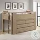 Bello Sandstone Full Low Loft Bed