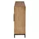 Langston Bronze and Brown 2 Door Accent Cabinet