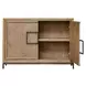 Langston Bronze and Brown 2 Door Accent Cabinet
