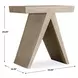 Riverton Brown Rectangular Accent Table