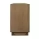 Arlington Natural Wood and Matte Black 4 Door Accent Cabinet