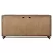 Arlington Natural Wood and Matte Black 4 Door Accent Cabinet